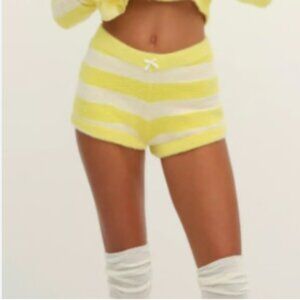 Brand New For Love & Lemons Sleepy Stripe Shorts